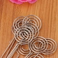 thumbnail image 2 of assorted shape photo clip holders round shape 120x22mm, 2 of 5