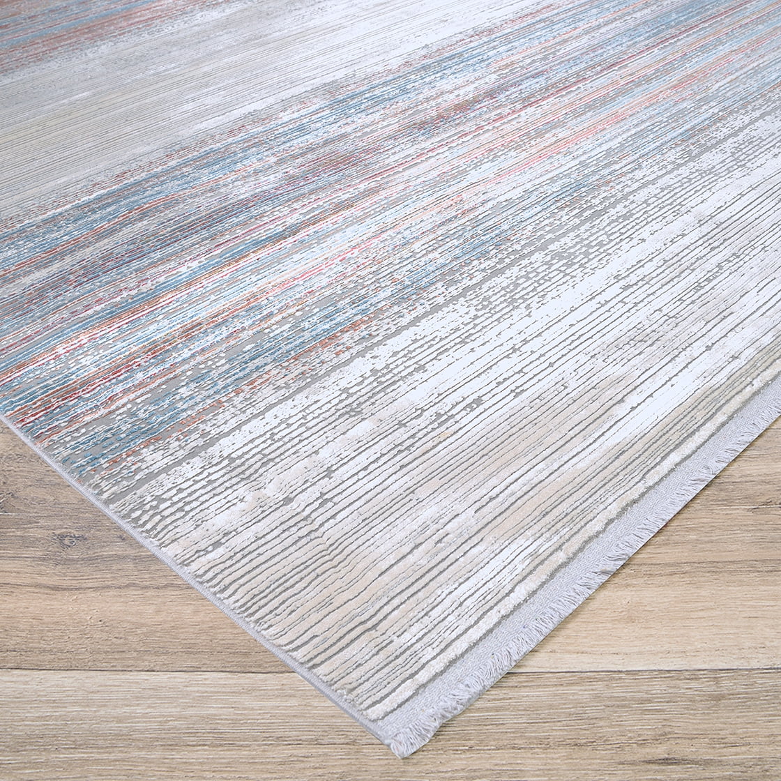 Couristan Siena Ombre 7'10" x 10'5" Multi-Ivory Area Rug