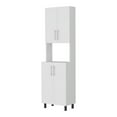 thumbnail image 3 of Nmkwnr Kitchen Pantry Cabinet with Open Shelf, 4 Doors Storage Cabinet for Dining Room, Kitchen, White, 3 of 7