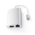 thumbnail image 5 of Satechi Type-C Multimedia Adapter with 4K HDMI, Mini DP, USB-C PD, Gigabit Ethernet, USB 3.0, Micro/SD Card Slots (Silver), 5 of 6