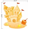 thumbnail image 2 of Wallmonkeys Sand Castle Peel and Stick Wall Decals WM41312 (34 in W x 36 in H), 2 of 4