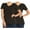 2 V-Neck Black, variant on 9 Crowns Women's Extra Slim Fit V-Neck Crew 2-Pack 3-Pack Tees (2 V-Neck Black, M)