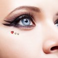thumbnail image 3 of MasteelfCA 6 Sheets Facial Eye Rhinestones Sticker Super Glitter Eye Rhinestones Sticker, 3 of 8