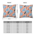 thumbnail image 4 of YFYANG Square Decorative Throw Pillow Case (Without Pillow Insert), Pink Abstract Geometric Pattern Bedroom Sofa Car Cushion Cover, 20"x20", 4 of 9