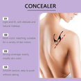 thumbnail image 5 of Zephoco Soft Matte Full Coverage Concealer, Tattoos Spots Cover Up Makeup Cream, 5 of 5