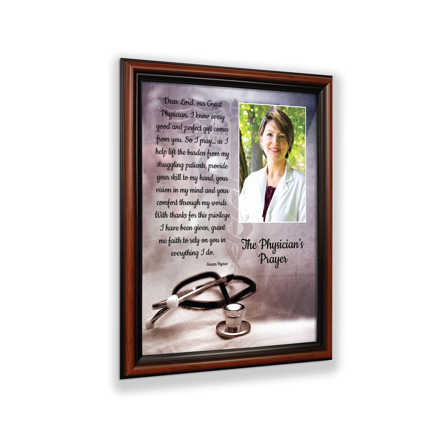 Doctor Gifts, Gifts For Medical School Graduation, Doctor Thank You Gift,  Gifts For Doctors Office, Medical Doctor Gifts For Women Or Doctor Gifts  For Men, A Physician Prayer Framed Poem, 5035W -