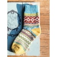 thumbnail image 2 of Aunavey 1 Pack Womens Vintage Wool Socks Winter Soft Warm Thick Cold Knit Crew Socks, 2 of 2