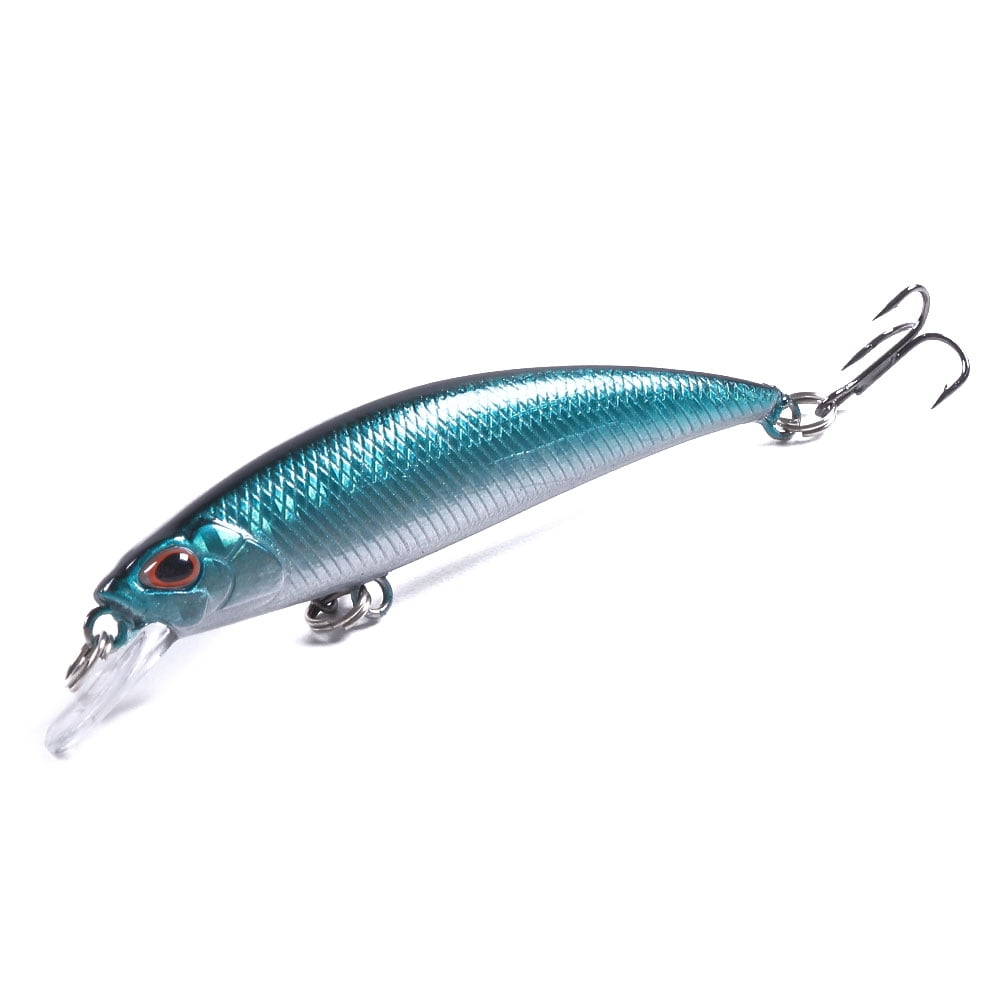 HENGJIA Fishing Lures Large Hard Bait Minnow VIB Lure with Treble Hook Life-Like Swimbait Fishing Bait Popper Crankbait Sinking Lure for Bass Trout Walleye Redfish