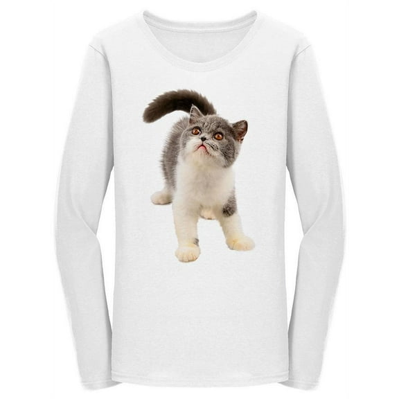 Exotic Shorthair Cat 
 T-Shirt Women -Image by Shutterstock, Female Medium