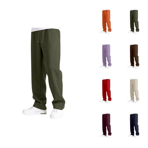Sweatpants for Men - Comfortable Breathable Sweatpants with Pockets and Elastic Waistband for Gym & Training