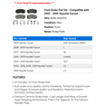 thumbnail image 2 of Front Brake Pad Set - Compatible with 2005 - 2009 Hyundai Tucson 2006 2007 2008, 2 of 2