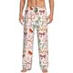 thumbnail image 1 of Fotbe Colorful Bow Knots Pantalones de Pijama para Hombre, Pantalones de Dormir, Pantalones de Casa con Cintura Ajustable y Bolsillos-3X-Large, 1 of 6