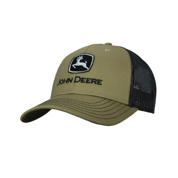 John Deere Men's Elk Patch Mesh Back Ball Cap - J14A-02WV-JDR-F30 One Size