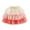 Watermelon Red, variant on ShomPort Kids Girls Mini Layered Skirt Cute Tulle Skirt Elastic High Waist Multicolor Flowy Dance Skirt