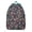 Floral and Skull, variant on Papaya Print School Backpack, Tropical Fruit Pattern Cute Cartoon Daypack with Exotic Abstract Illustration Design for Papaya Lover Teens and Summer Travel
