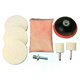 thumbnail image 1 of 8 Pieces 4 OZ Cerium Oxide Powder Clock Glass Screen Window Polishing Kit Cleaning Rapor Removal Polishing Backing Down, 1 of 5