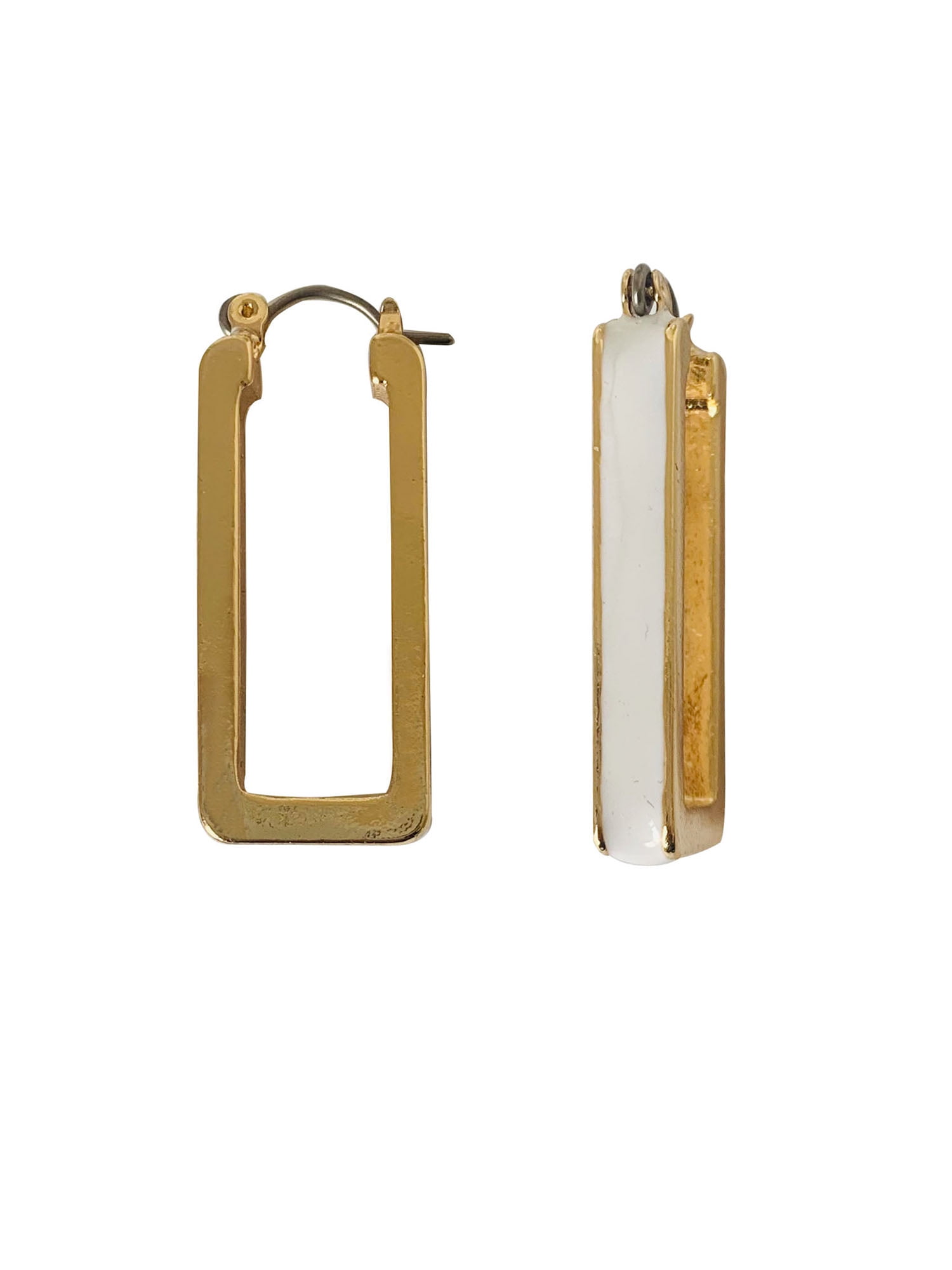 ENAMEL SQUARE HOOP