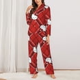 thumbnail image 3 of Lsque Sanrio Pattern Long Sleeve Pajama Set for Women - Soft 2-Piece Sleepwear and Loungewear Set with Pockets, Comfy Nightwear, 3 of 8