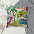 thumbnail image 2 of Pillow Cover Dinosaur Kids Boy Travel Dino Throw Pillow Case  Home Decor for Sofa Livingroom Couch Bedding Decorative Gift, 2 of 5