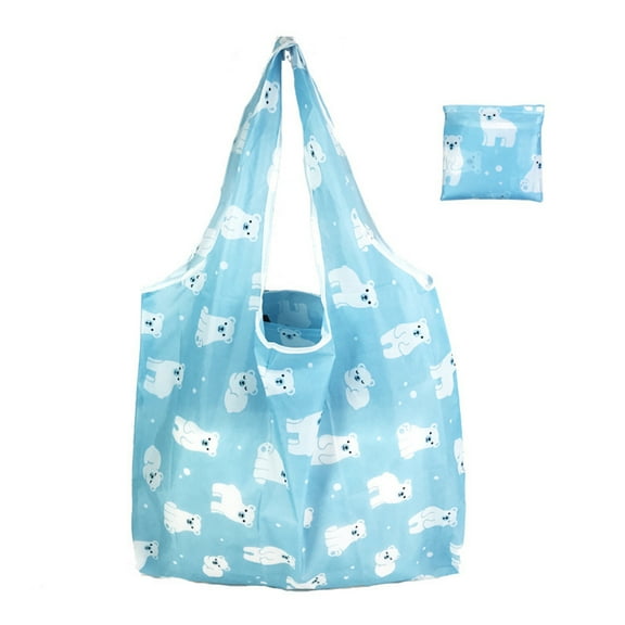 Spacious Lightweight Shopping Bag Foldable Reusable Washable Grocery Bag for Outdoor Activity and Storage Large Handbag