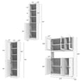thumbnail image 3 of FAMAPY Combined Bookcase Kitchen Cabinet Display Cabinet Pantry 9Door-12Shelf, 3 of 5