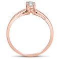 thumbnail image 4 of SuperJeweler Diamond Solitaire Promise Ring In Rose Gold For Women, 4 of 6
