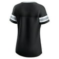 thumbnail image 3 of Women's Fanatics Black Las Vegas Raiders Original State Lace-Up T-Shirt, 3 of 3