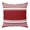 Red, Burgundy, White, variant on Throw Pillow Covers, Farmhouse Beige Striped 24x24 Pillow Covers for Couch/Sofa/Bed, Modern Minimalist Stripes Decorative Square Linen Cushion Pillowcase for Home Decor