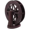 thumbnail image 1 of TABLZONE 1Set Waterfall Fountain Wheel Dark Brown For Diy Scene Layout Home Garden Office Decor, 1 of 5