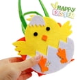 thumbnail image 5 of Twfbrm Easter Baskets for Kids, Lightweight Non-Woven Fabric Easter Chick Basket with Handle, Handmade Reusable Felt Goodie Bags Cute Chick Tote Gift Bags Party Favor for Easter Eggs Hunting, 5 of 8