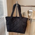 thumbnail image 6 of LHNFT Nylon Messenger Bag Argyle Large Tote Bag Plain Casual Hobo Bag Chic Shoulder Bag Laptop Bag Travel Daypacks, 6 of 6