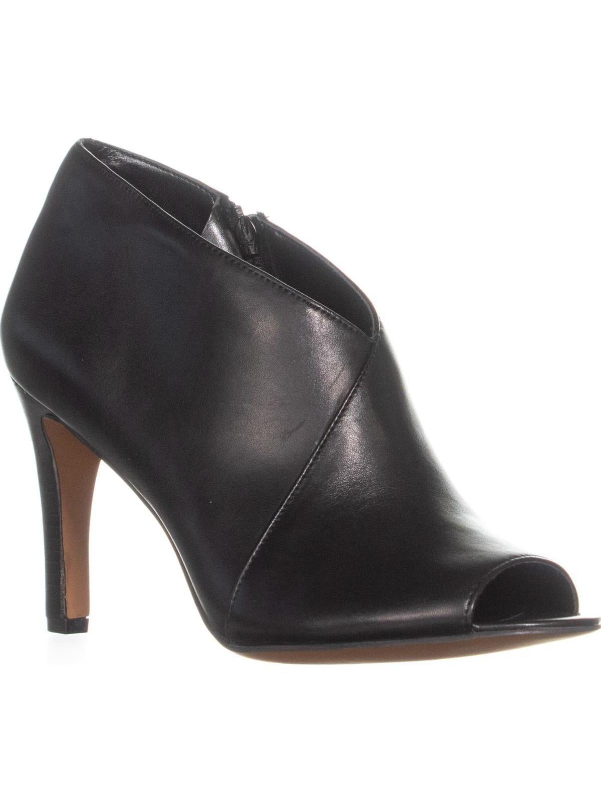 franco sarto open toe booties