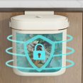 thumbnail image 6 of GLFILL White space saving wall mounted kitchen trash can with lid small trash can 9L, 6 of 9