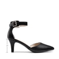 thumbnail image 2 of Zapatos DREAM PAIRS Tacón Bajo de Gatito Negro Talla 7, 2 of 7