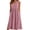 Pink, variant on Linen Maxi Dresses For Casual V Neck Long Dress Sleeveless With Pockets Solid Color Ladies Dress Soft Daily Dress For Women Pink S