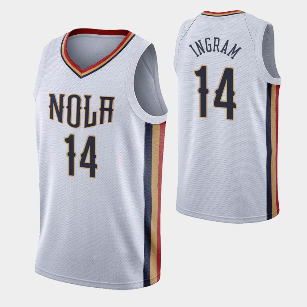 New orleans pelicans white jersey sales