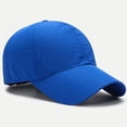 thumbnail image 3 of Baseball Cap Breathable Quick Dry 2 Materials Adjustable Sports Cap for Hiking, 3 of 8