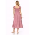 thumbnail image 4 of FashionStream Sleeveless Smocked Bodice Tiered Sundress, Women's, 4 of 5