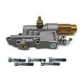 thumbnail image 1 of Homelite Replaces Himore Complete Outlet Manifold for Pressure Washer Pump, USES 5 Screws in This Manifold, Including O-Rings, Unloader, Outlet Pipe Chemical Injector, 1 of 1
