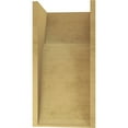 thumbnail image 4 of 12"W x 12"D x 24"H Wide Carmel Rough Cedar Woodgrain TimberThane Corbel, Primed Tan, 4 of 6