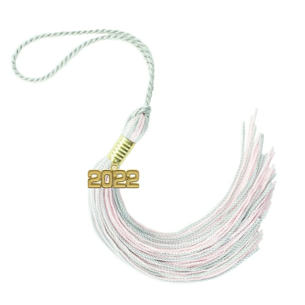 2022 Gray / Ltpink Graduation Tassel Every School Color Available Made In Usa