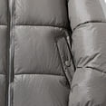 thumbnail image 6 of successthop Winter Puffer Jackets for Women Quilted Oversized Plus Size Outwear with Pockets Zip Coat Winter Clothes Gray, 6 of 6