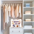 thumbnail image 4 of Yayeee Collapsible Cube Storage Bin with Lid Fabric Closet Decorative Basket with Handles, Warm Autumn Day, 4 of 7