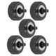 thumbnail image 3 of Piezas de Repuesto de corona de reloj, accesorios de repuesto de cabeza de reloj de corona de acero negro para reloj mecánico de cuarzo, 5 uds., 6,5mm/0,26 pulgadas, 3 of 5