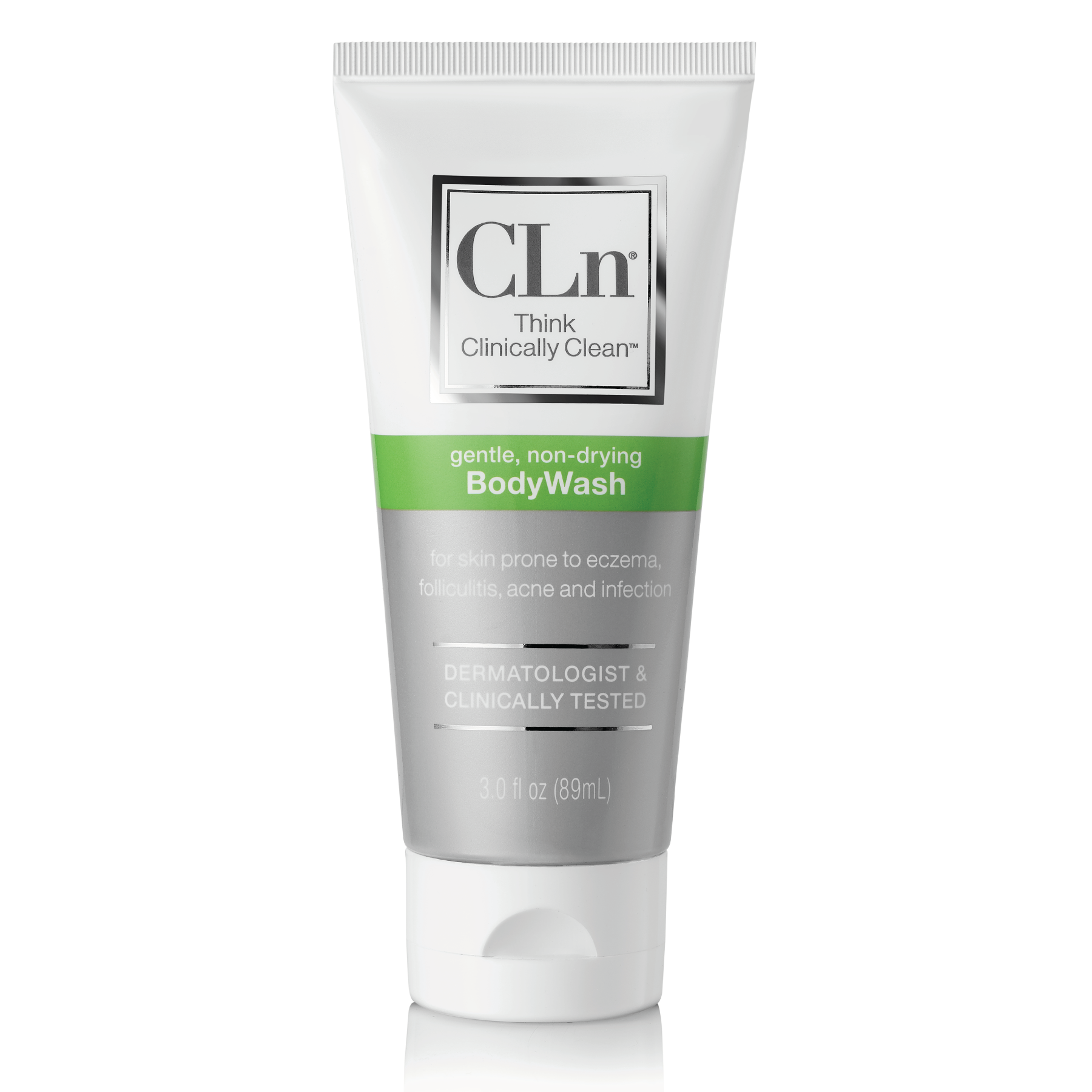 CLn® BodyWash NonDrying Wash Preseved with Sodium Hypochlorite, For