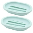thumbnail image 1 of Bathroom for Everyday Use Bath Accessories for Everyday Hygiene and Organization - 2 Pack Soap Dishes for Macaron Color Theme and Convenient Bathroom Storage, 1 of 1