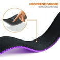 thumbnail image 4 of Collier Réfléchissant pour Chien avec Boucle de Verrouillage de Sécurité, Colliers Réglables en Nylon pour Animaux de Compagnie pour Grands Chiens, Mâle Femelle, Violet, L, 4 of 5