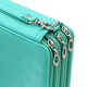 thumbnail image 3 of Estuche para lápices de colores de piel sintética con compartimentos, prácticos estuches grandes para lápices de acuarela, lápices normales, color verde, 3 of 5