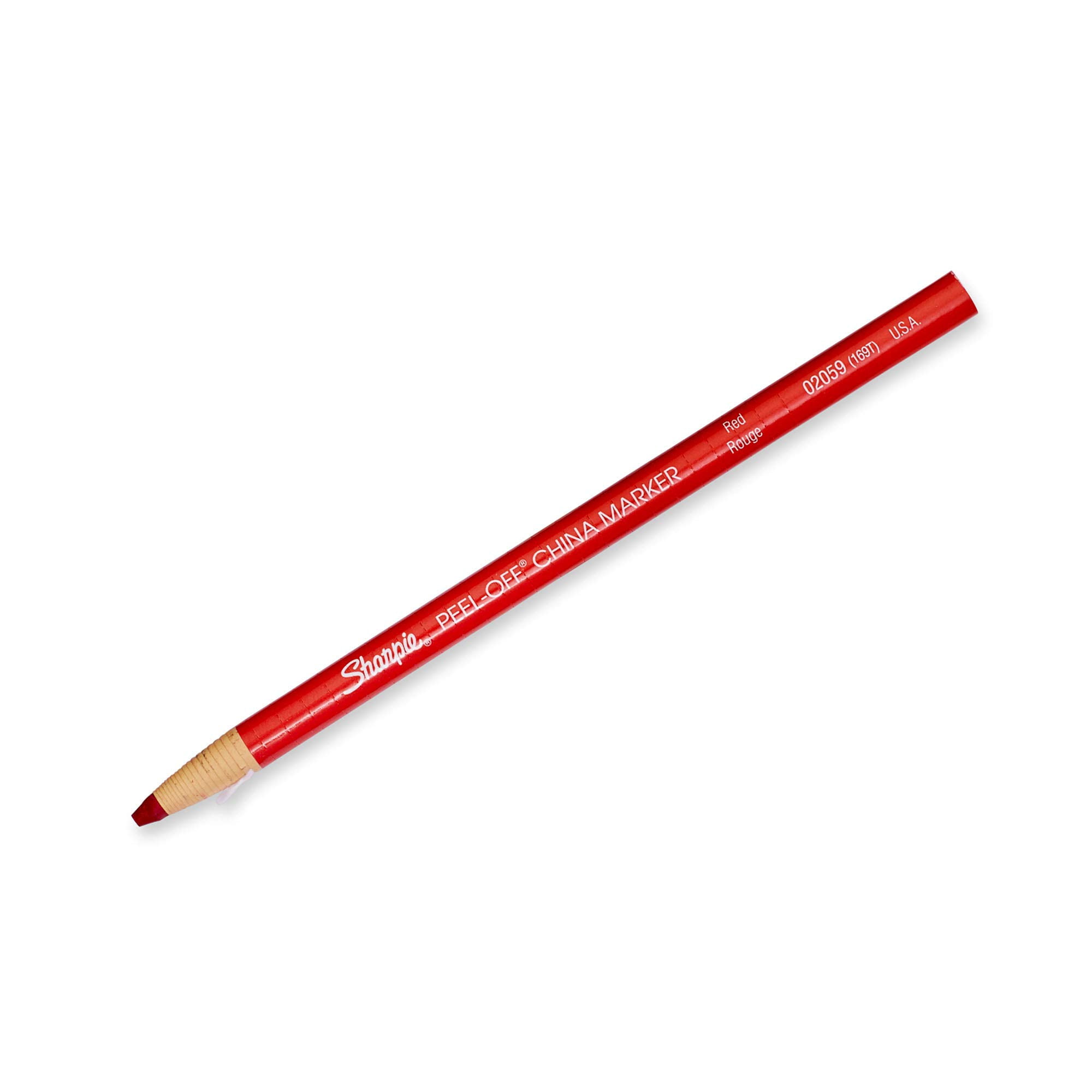Sharpie Peel-Off China Marker 169T Red, 2 Markers per Order (02059)
