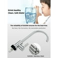 thumbnail image 3 of Drinking Water Faucet,Easy to Install Sink Water RO Faucet,Lead-Free Reverse Osmosis Faucet for Kitchen Bar Sink,Brushed Nickel SUS304 Stainless Steel, 3 of 7